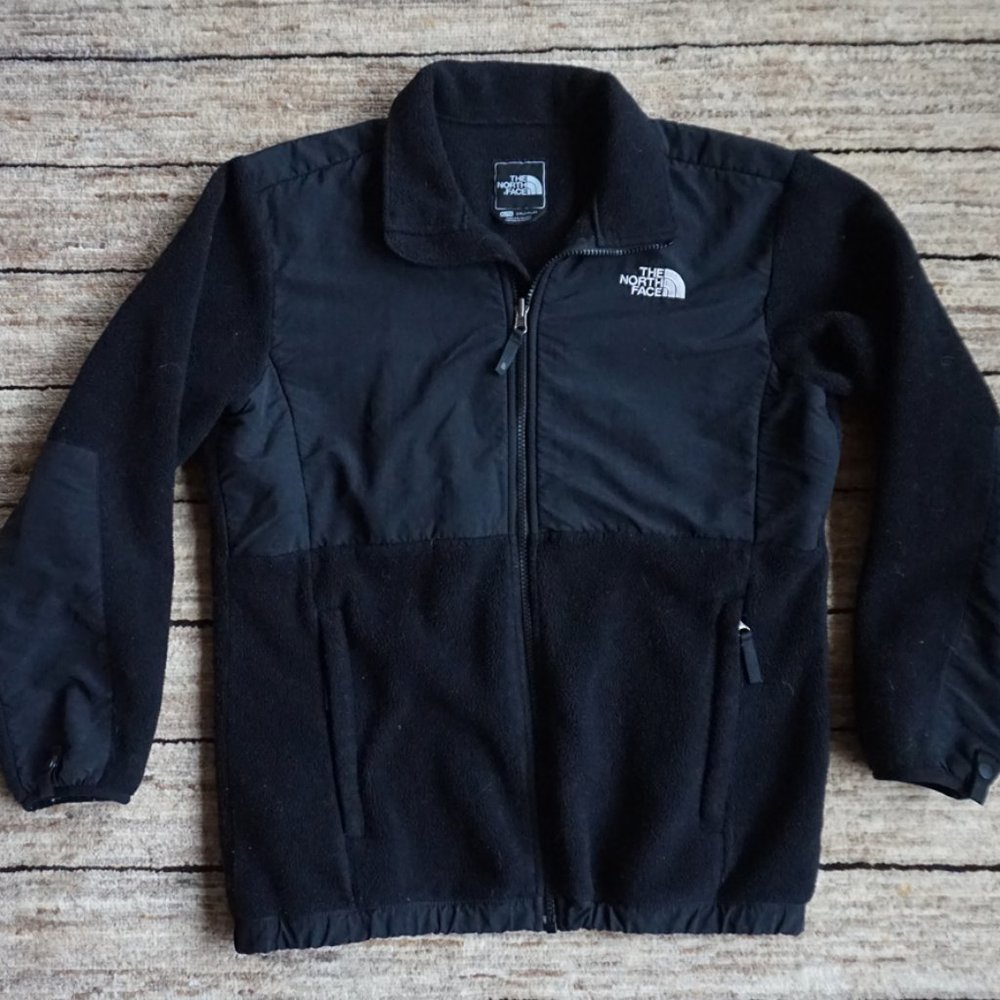 The North Face Black Denali Fleece Jacket VGUC Size Girls XL